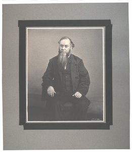 Keizerlijke platina foto van Edwin M. Stanton, 1865, gedrukt door M.P. Rice, ca. 1892 door Edwin McMasters Stanton